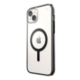 iPhone 14 Plus Speck Presidio Perfect - Clear Case Skal - MagSafe-kompatibelt - Transparent / Svart