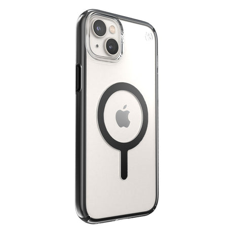 iPhone 14 Plus Speck Presidio Perfect - Clear Case Skal - MagSafe-kompatibelt - Transparent / Svart