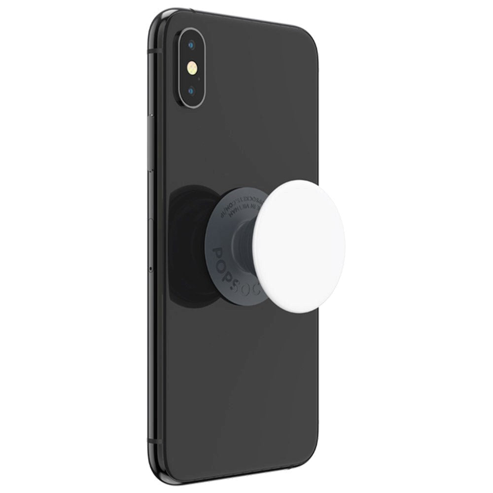 POPSOCKETS PopGrip Basic White m. Stativfunktion