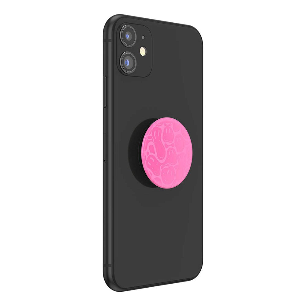 POPSOCKETS PopGrip Avtagbart Grepp med Stativfunktion - Smiley Melt