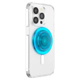 POPSOCKETS PopGrip Electric Blue Translucent MagSafe - Stativ och Grepp