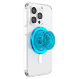 POPSOCKETS PopGrip Electric Blue Translucent MagSafe - Stativ och Grepp