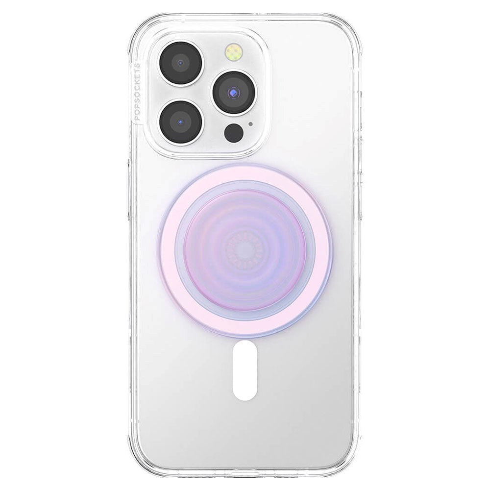 POPSOCKETS PopGrip Opalescent Clear MagSafe - Stativ och Grepp