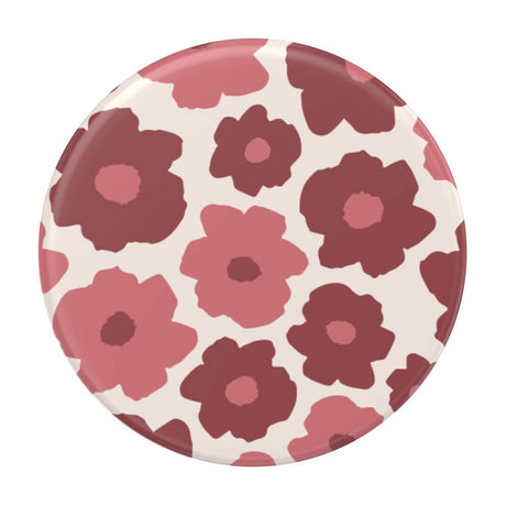 PopSockets PopGrip Original Mauve Floral Avtagbart Grepp med Stativfunktion