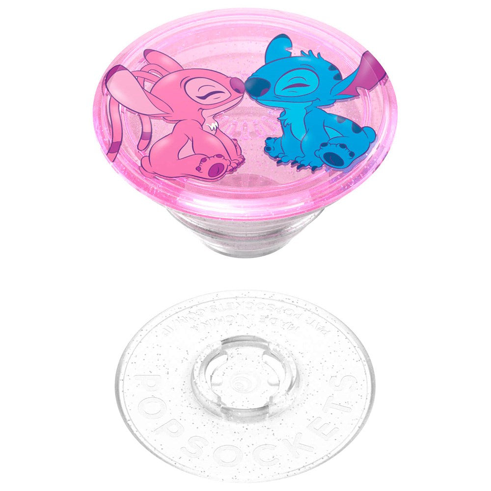 POPSOCKETS PopGrip Licensed Angel & Stitch Forever Avtagbart Grepp m. Ställfunktion