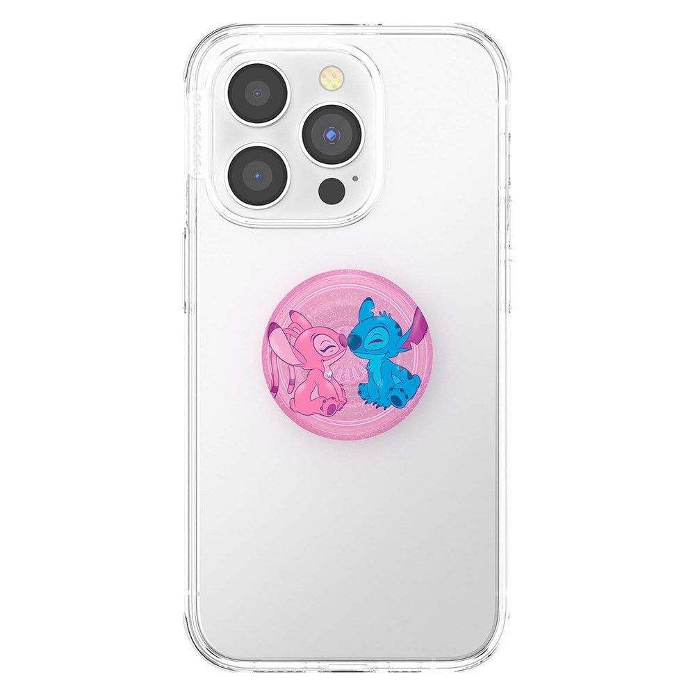 POPSOCKETS PopGrip Licensed Angel & Stitch Forever Avtagbart Grepp m. Ställfunktion