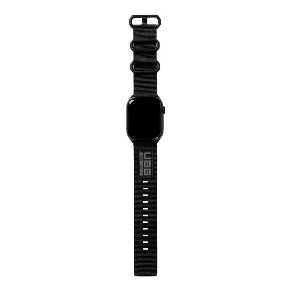 Apple Watch (42/44/SE/45/46/49mm) UAG Nato Rem - Svart