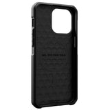 iPhone 15 Pro Max UAG METROPOLIS LT Series Skal - DuPont™ Kevlar - MagSafe Kompatibel - Black