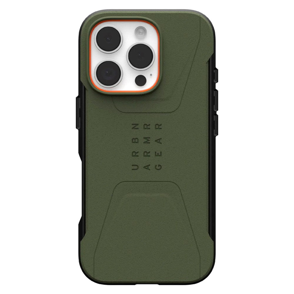 iPhone 16 Pro UAG CIVILIAN Series Skal - MagSafe Kompatibelt - Olive Drab