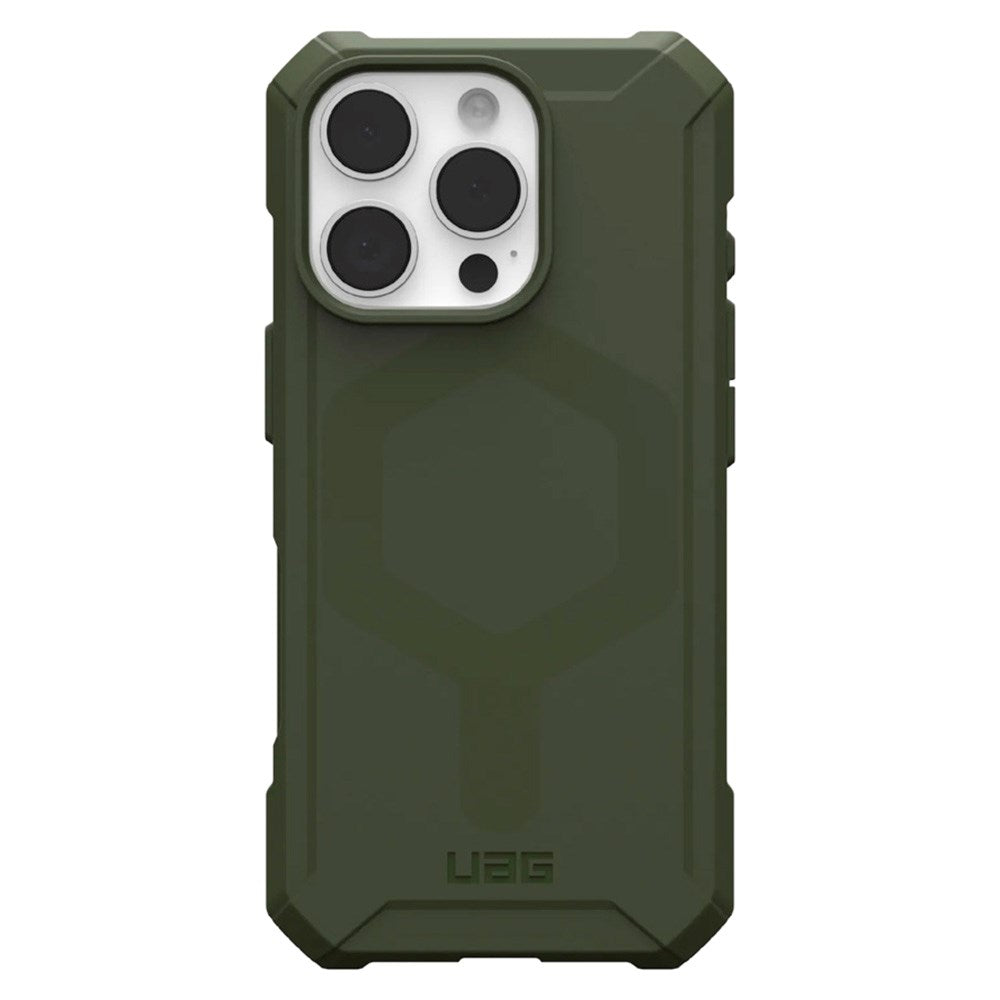 iPhone 16 Pro UAG ESSENTIAL ARMOR Series Skal - MagSafe Kompatibel - Olive Drab