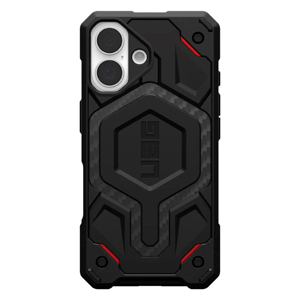 iPhone 16 UAG MONARCH Pro Series Skal - MagSafe-kompatibelt - Kevlar Black