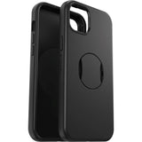 OtterBox Symmetry Series iPhone 15 Plus Tåligt Skal med OtterGrip - MagSafe-kompatibel - Svart