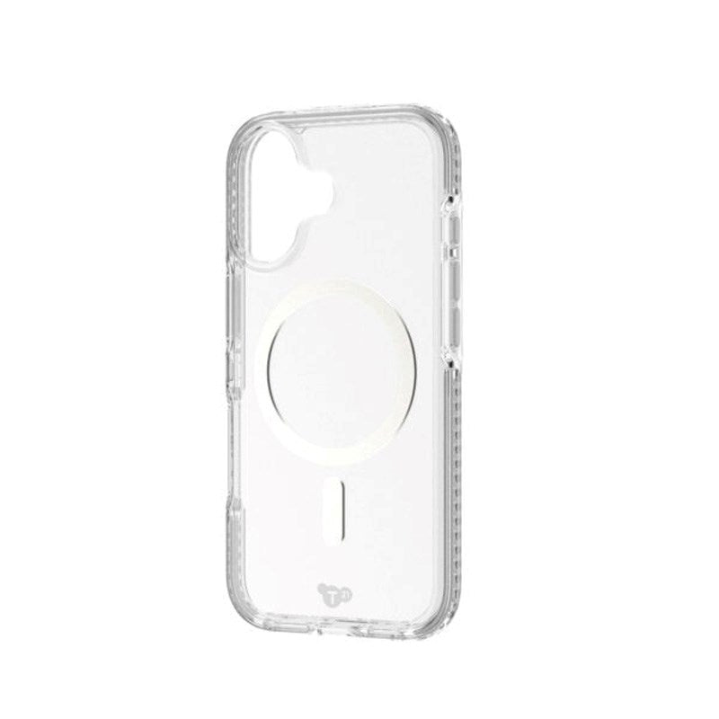 iPhone 17 Tech21 EVO Crystal Skal - MagSafe Kompatibel - Genomskinlig / Silver