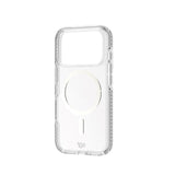 iPhone 17 Pro Tech21 EVO Crystal Skal - MagSafe Kompatibel - Genomskinlig / Silver