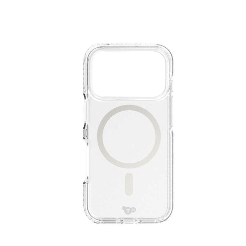 iPhone 17 Pro Tech21 EVO Crystal Skal - MagSafe Kompatibel - Genomskinlig / Silver