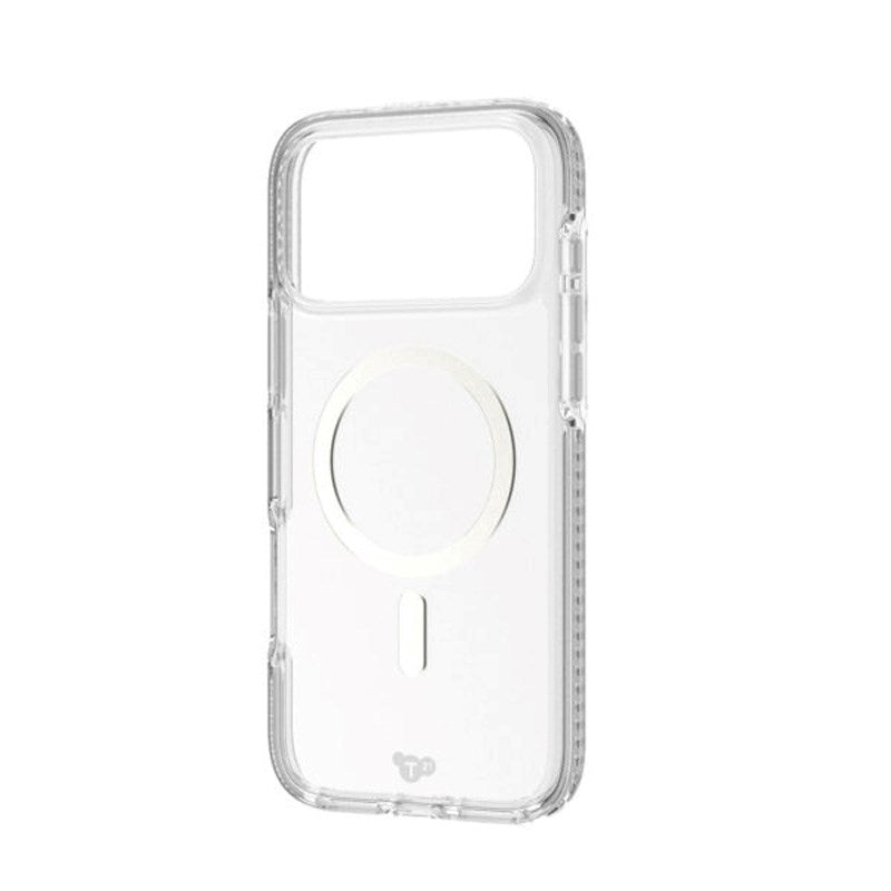 iPhone 17 Pro Max Tech21 EVO Crystal Skal - MagSafe Kompatibel - Genomskinlig / Silver