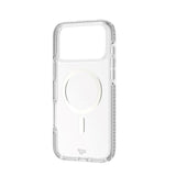 iPhone 17 Pro Max Tech21 EVO Crystal Skal - MagSafe Kompatibel - Genomskinlig / Silver
