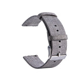 Smartwatch Nylon Canvas Rem - (20mm) - Grå