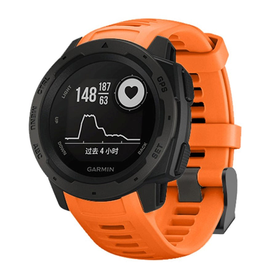 Garmin Instinct 22mm silikonrem m. Stift - orange