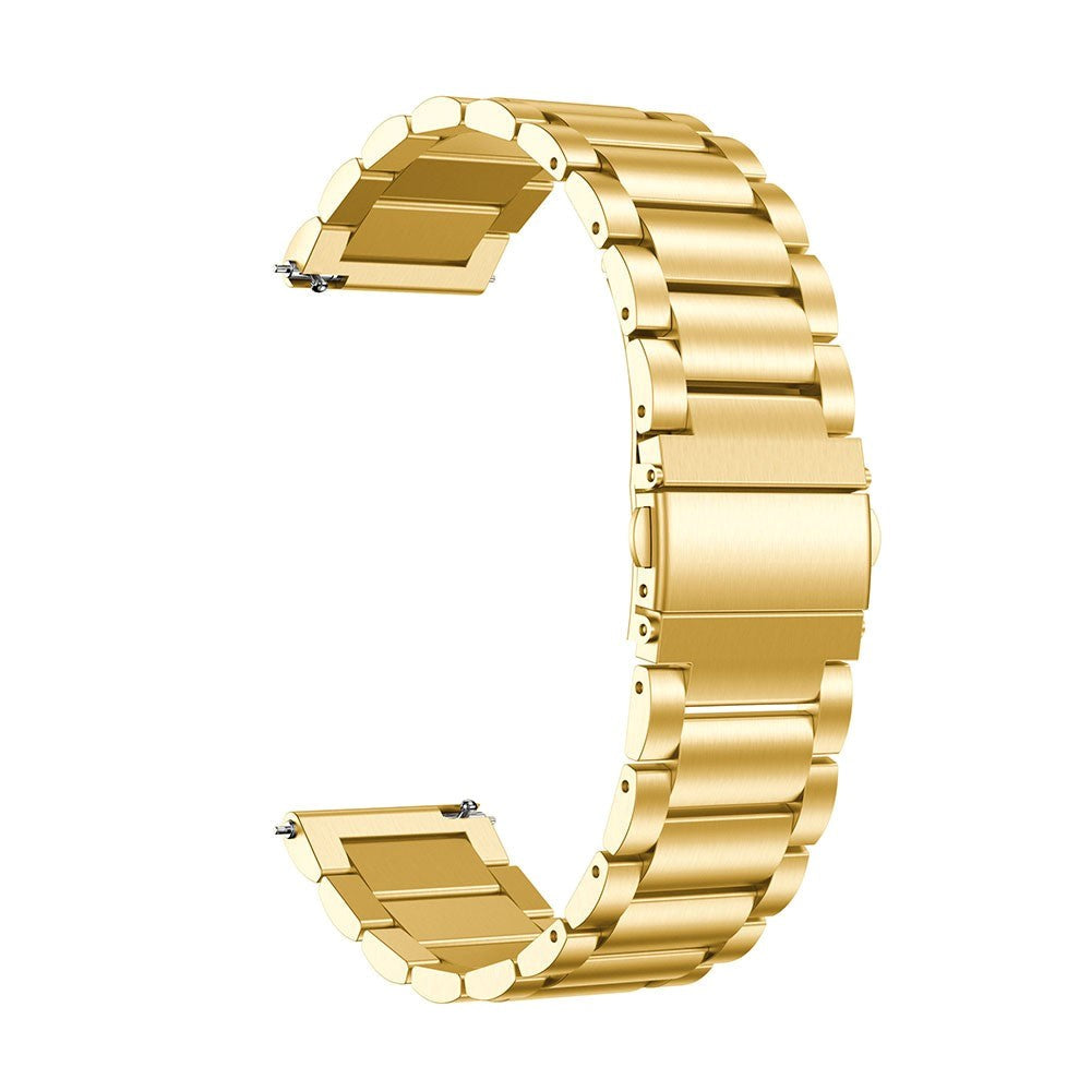 Universal rostfritt stål smartwatch -rem (22 mm) - Guld