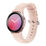 Universal smartwatch läderrem (20 mm) - persika