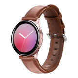 Universal smartwatch läderrem (20 mm) - brun