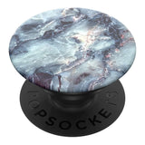 PopSockets PopGrip Avtagbart Grepp med Stativfunktion - Blue Marmor