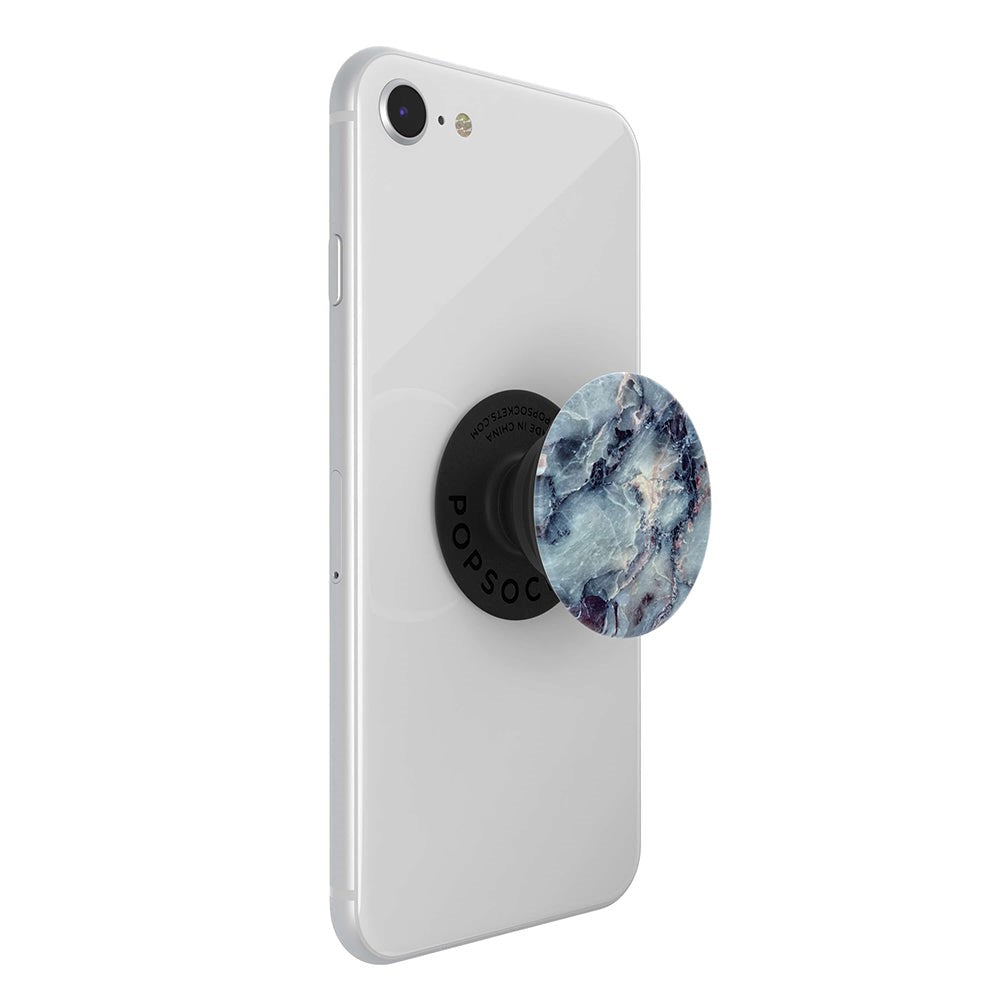 PopSockets PopGrip Avtagbart Grepp med Stativfunktion - Blue Marmor