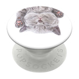 PopSockets PopGrip Avtagbart Grepp med Stativfunktion - Cat Nap