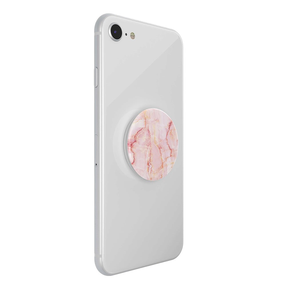 PopSockets PopGrip Avtagbart Grepp med Stativfunktion - Rose Marble