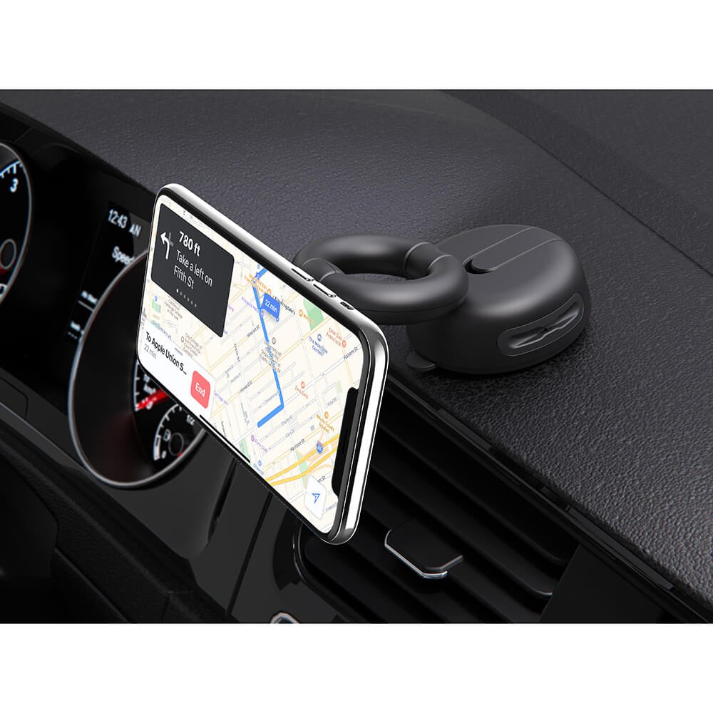 PopSockets Popmount 2 Dash & Windshield - Popsocket Phone Car Holder - Black