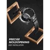 SUPCASE Unicorn Beetle Pro Samsung Galaxy Watch 4 Classic (46mm) Case m. Inbyggd RemSvart