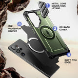 Supcase Unicorn Beetle XT Mag Samsung Galaxy S25 Ultra Skal - MagSafe Kompatibel - Grön