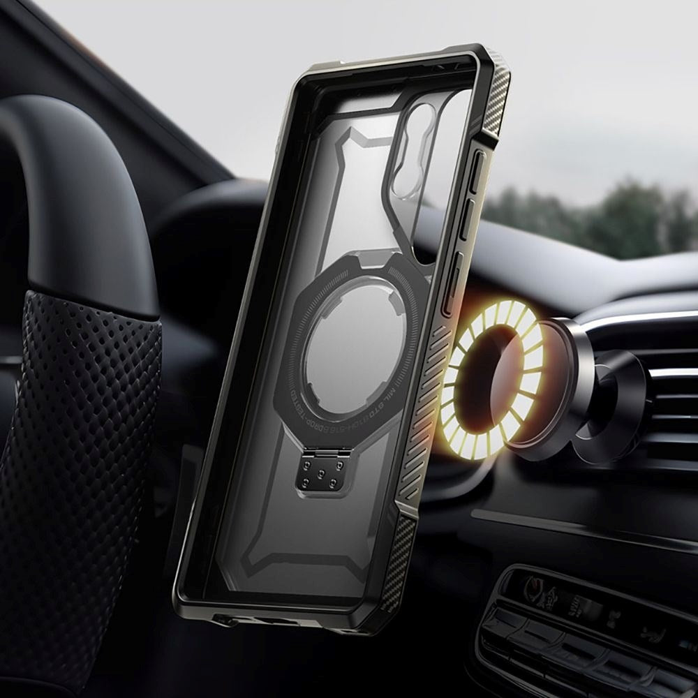 Supcase Unicorn Beetle Grip Samsung Galaxy S25 Ultra Skal - MagSafe Kompatibel - Grön