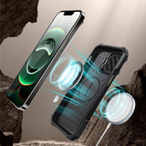 iPhone 17e / 16e / 15 / 14 / 13 Supcase UB XT Skal med Stativfunktion - MagSafe Kompatibel - Grön