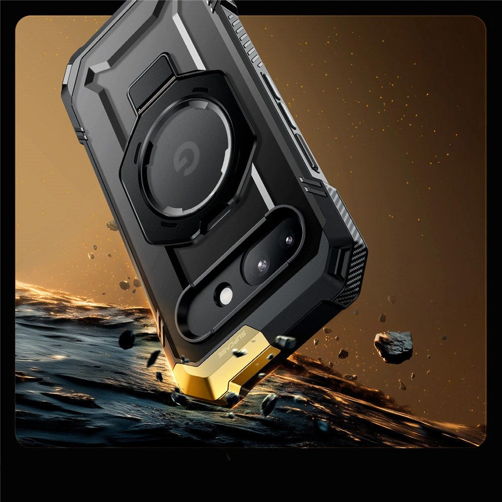 Supcase Unicorn Beetle Grip Google Pixel 9a Skal - MagSafe Kompatibel - Genomskinlig / Svart