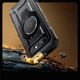 Supcase Unicorn Beetle Grip Google Pixel 9a Skal - MagSafe Kompatibel - Genomskinlig / Svart