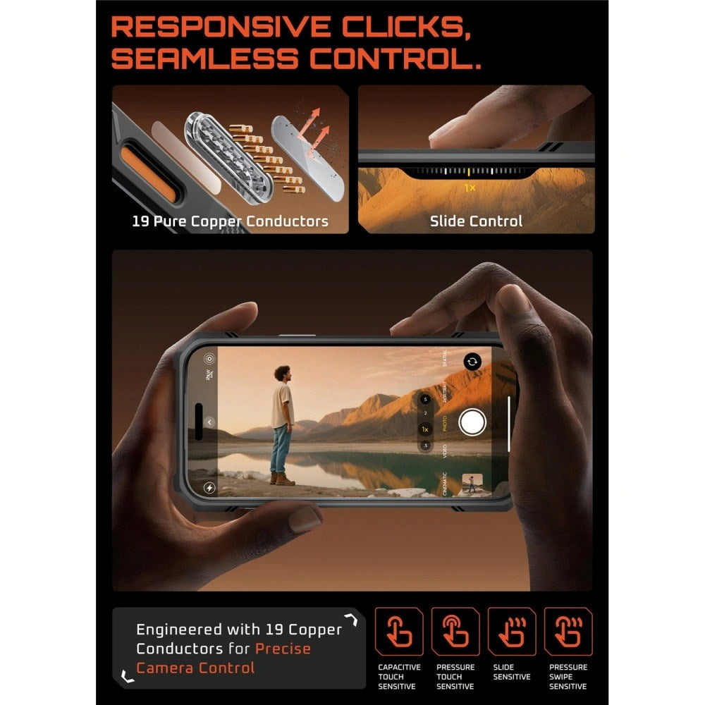 Supcase Unicorn Beetle iPhone 17 Pro Skal – Magsafe - Orange