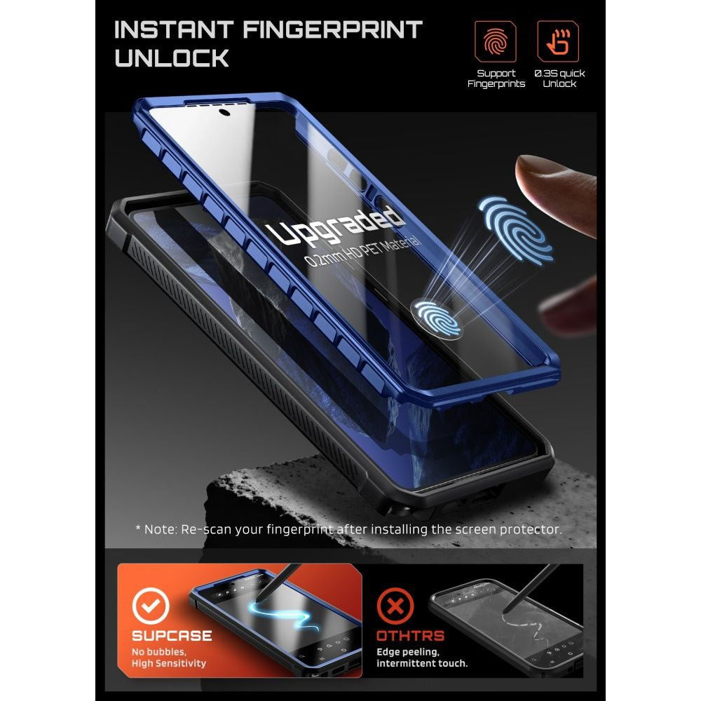 Samsung Galaxy S26 Ultra SUPCASE Unicorn Beetle Pro Mag Skal m. 2x Frontram - MagSafe Kompatibel - Blå
