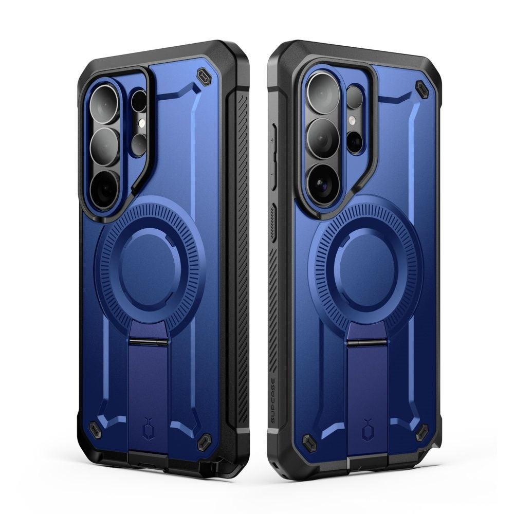 Samsung Galaxy S26 Ultra SUPCASE Unicorn Beetle Pro Mag Skal m. 2x Frontram - MagSafe Kompatibel - Blå