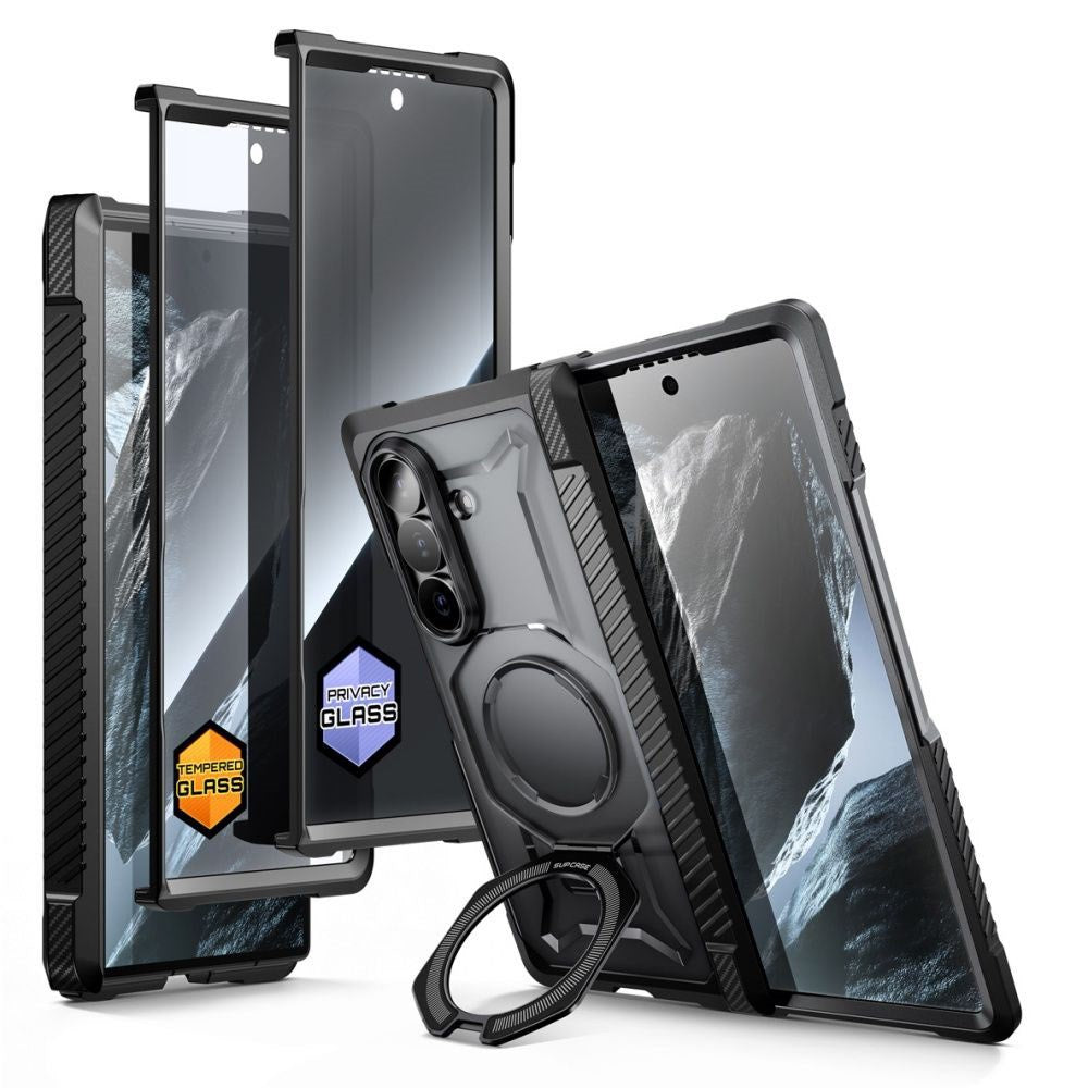 Samsung Galaxy Z Fold8 Ultra Supcase UB Grip Mag Deksel - MagSafe Kompatibel - Svart