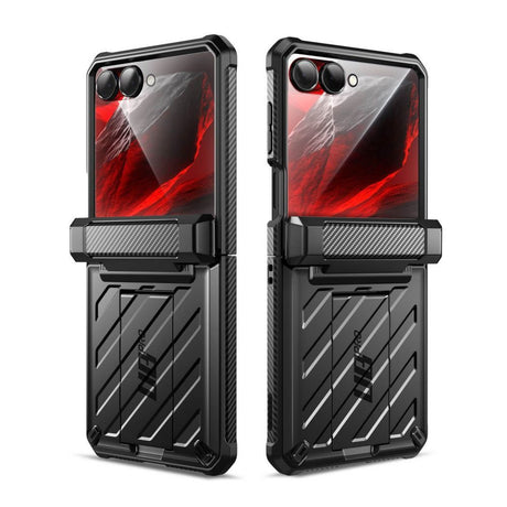 Samsung Galaxy Z Flip8 Supcase Unicorn Beetle Pro Skal m. Kickstand - Svart