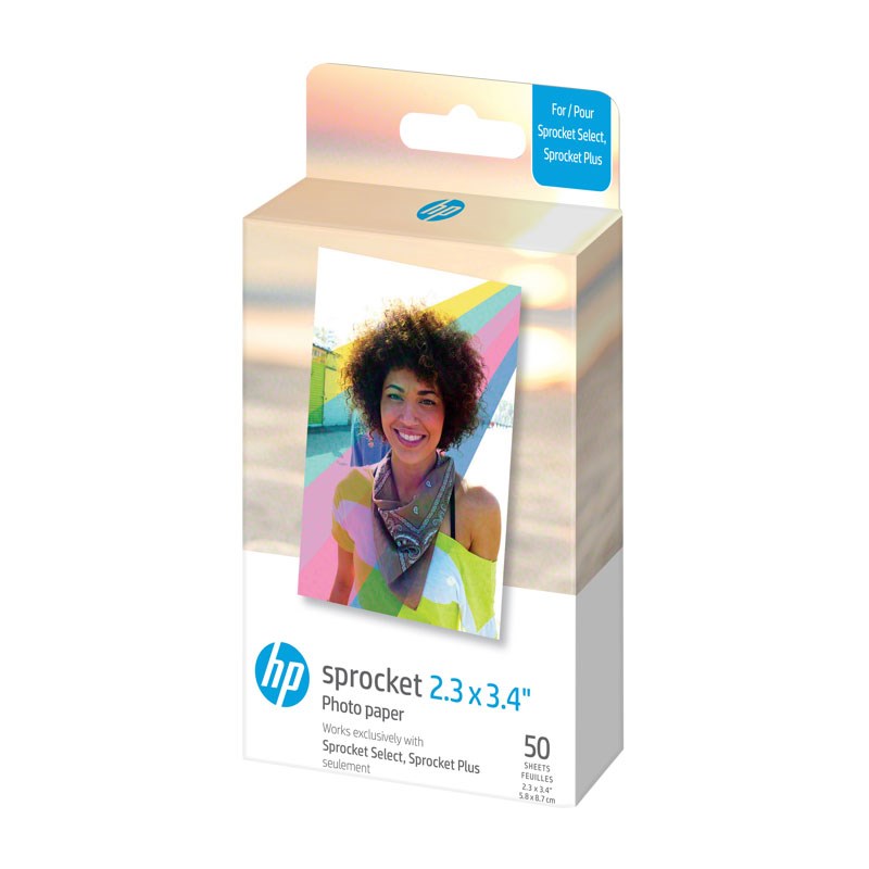 HP Sprocket Select / Spocket Plus Fotopapper 5,8 x 8,7 cm - 50 Pack