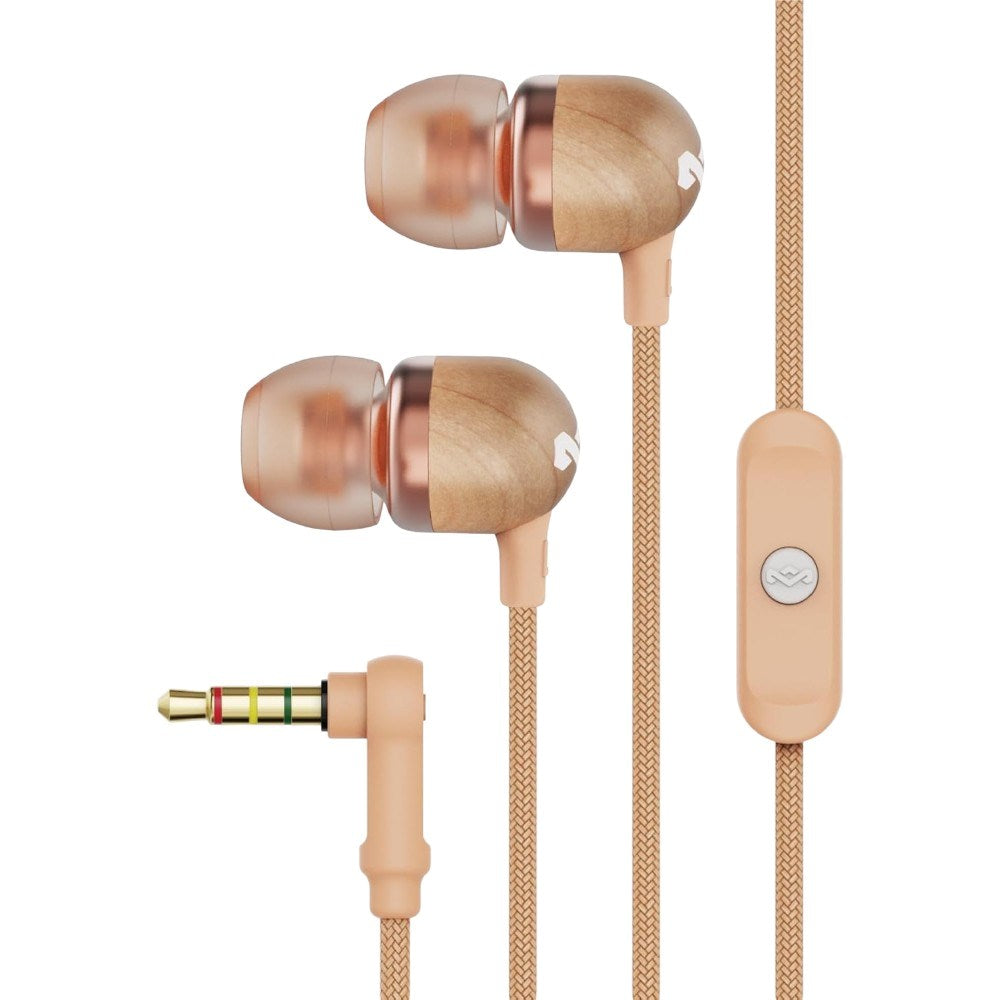 House of Marley Smile Jamaica Jackkontakt In-Ear Hörlurar - Koppar