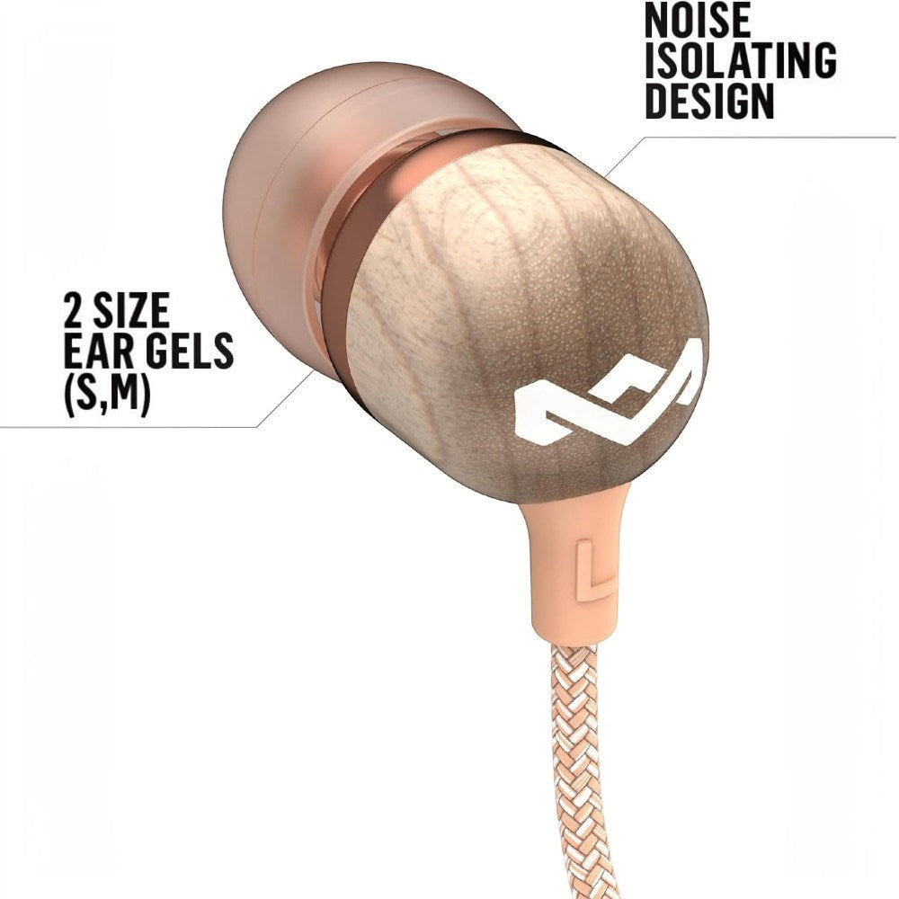 House of Marley Smile Jamaica Jackkontakt In-Ear Hörlurar - Koppar