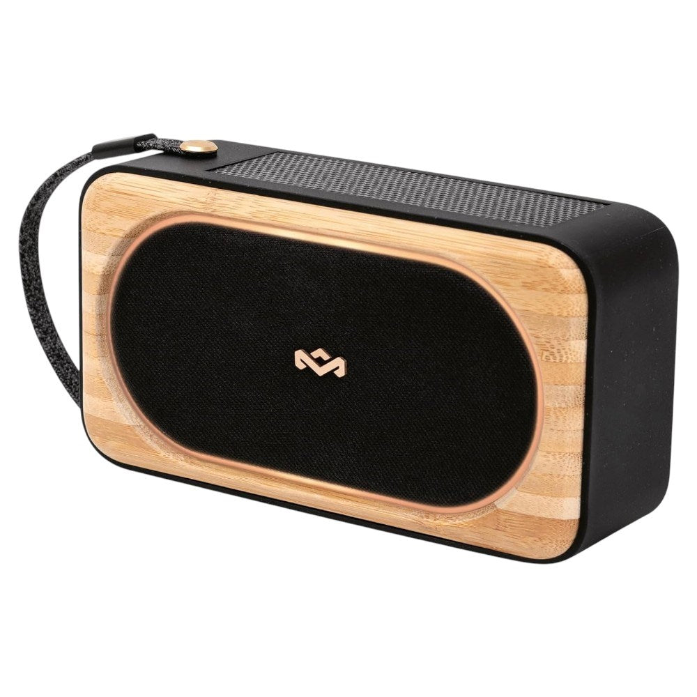 House of Marley Roots Solar Bluetooth Högtalare - Svart / Ljus Bambu