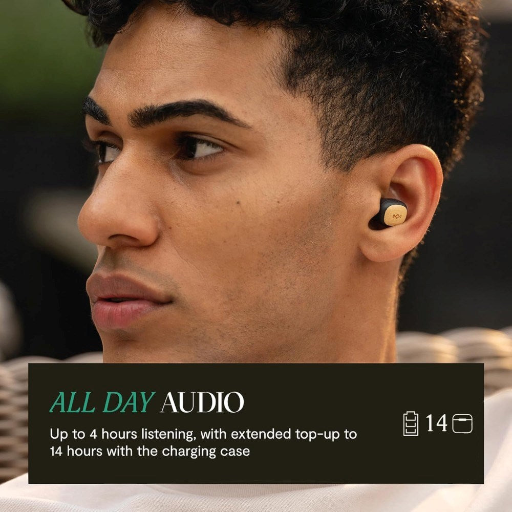 House of Marley Smile Jamaica Mini True Wireless In-Ear Hörlurar - Svart