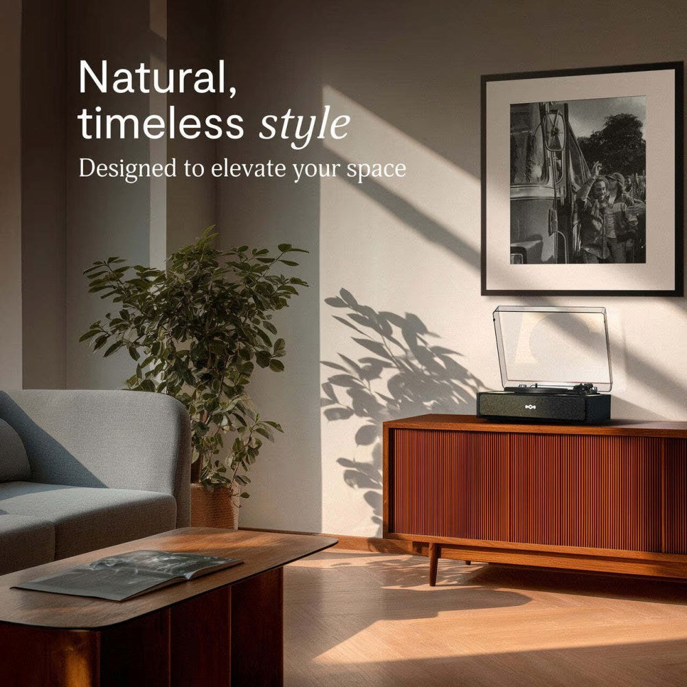 House of Marley Rise Up Skivspelare - Svart / Ljus Bambu