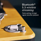 House of Marley Stir It Up Wireless 2 Skivspelare - Svart / Ljus Bambu