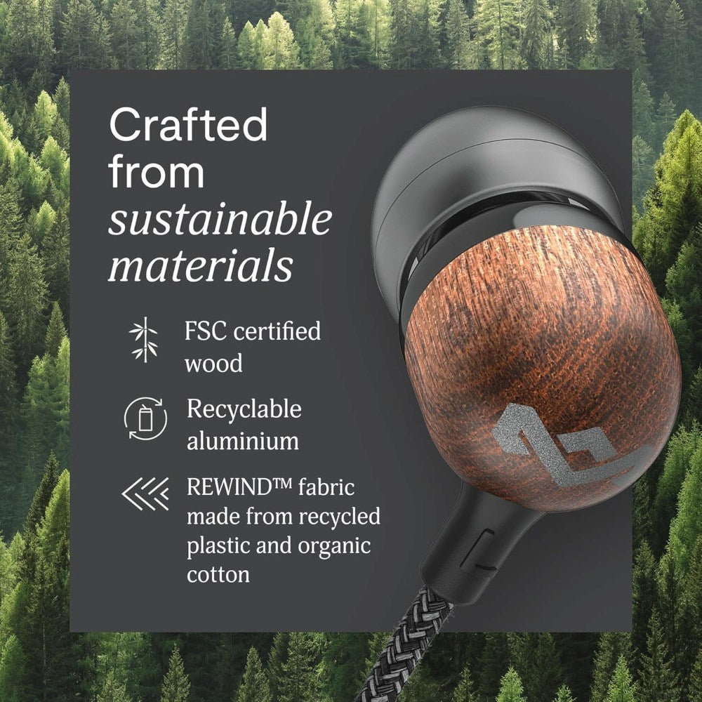 House of Marley Smile Jamaica USB-C In-Ear Hörlurar - Svart